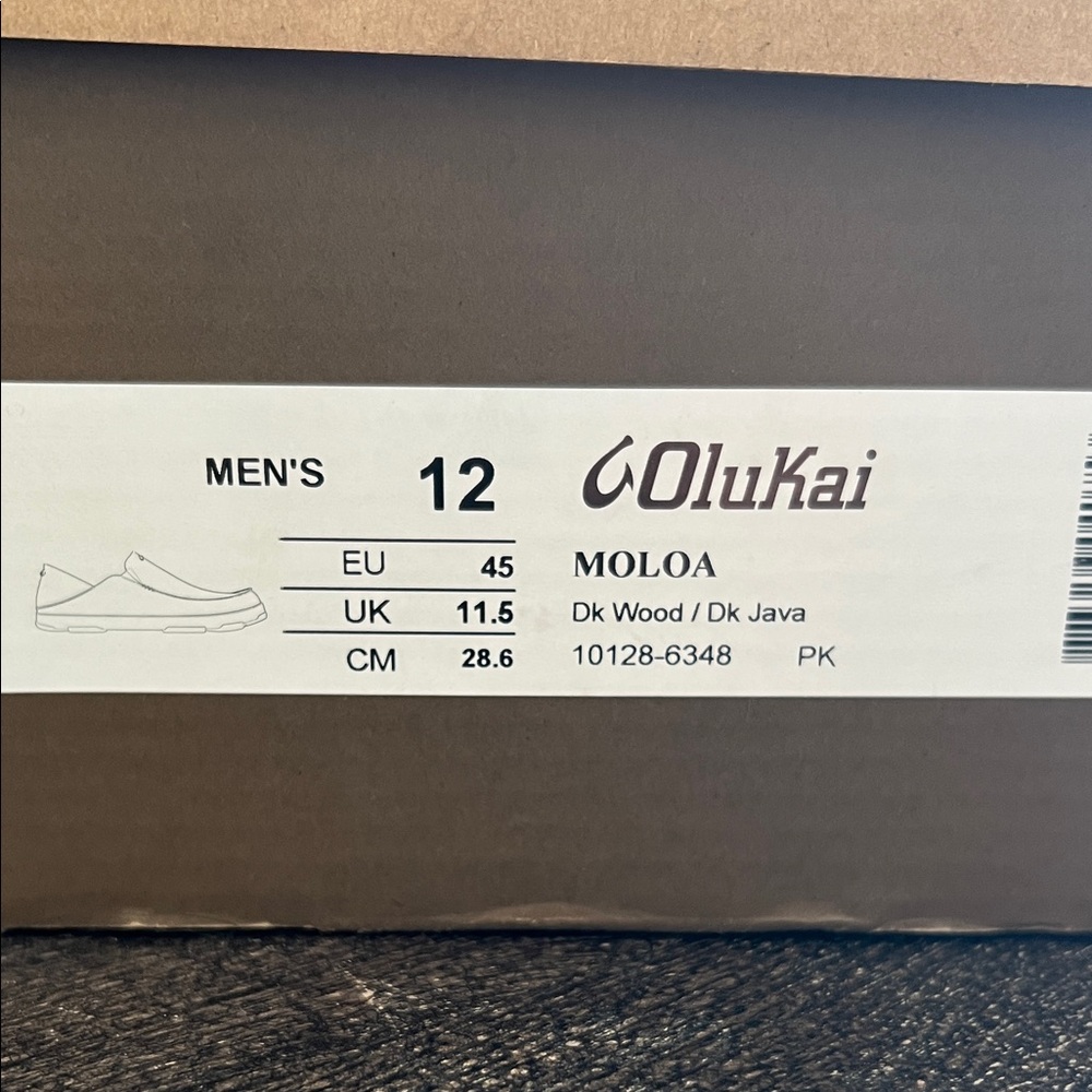 OluKai Moloa Men's Shoes - Dk Wood Java